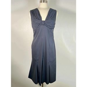 Moschino Cheap & Chic Women's Sleeveless Cocktail Dress 10/12 Black Cotton Blend